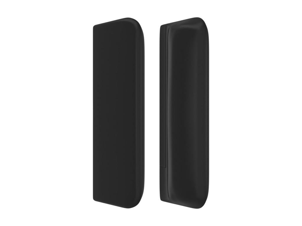 Tête de lit avec oreilles Noir 203x16x78/88 cm Similicuir GZHX38225