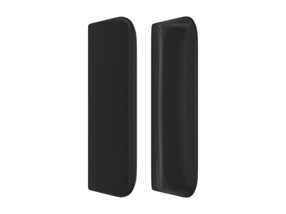 Tête de lit avec oreilles Noir 203x16x78/88 cm Similicuir GZHX38225