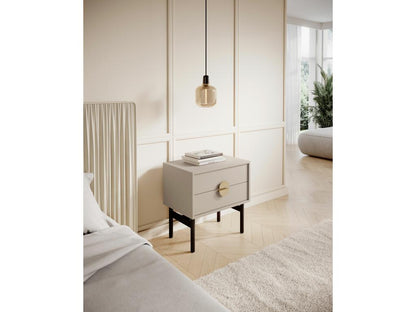 Table de chevet - 55 cm - Chezlova gris-beige - Chezlova MNMH29937