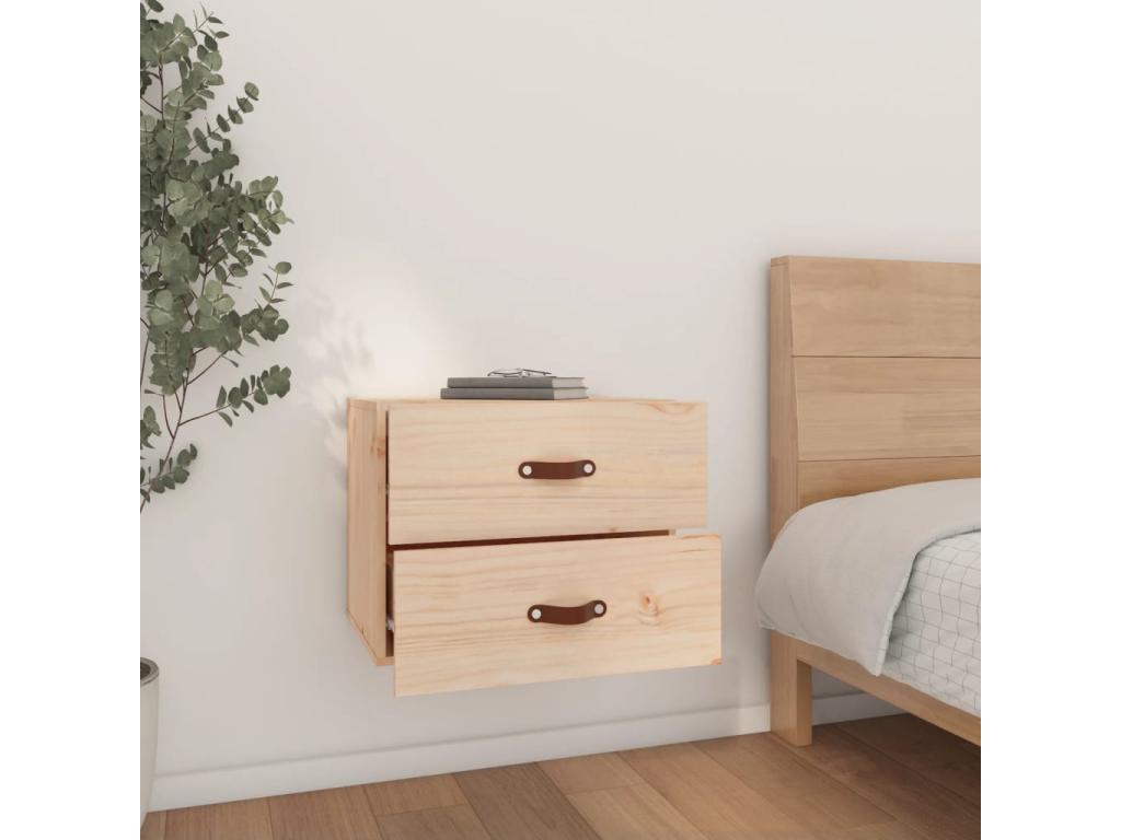 Chezlova Premium - Table de chevet murale 50x36x40 cm OQAO20264