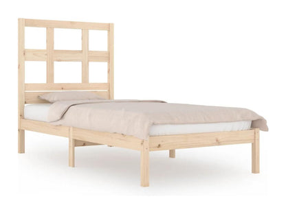 Cadre de lit sans matelas 90x200 cm bois de pin massif ATRK85411
