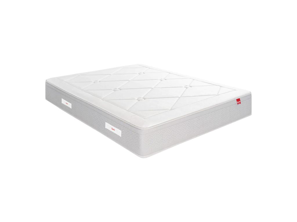 Matelas Domopure ressorts multi-actifs et laine L'Échappée 140x190 FPCB30223