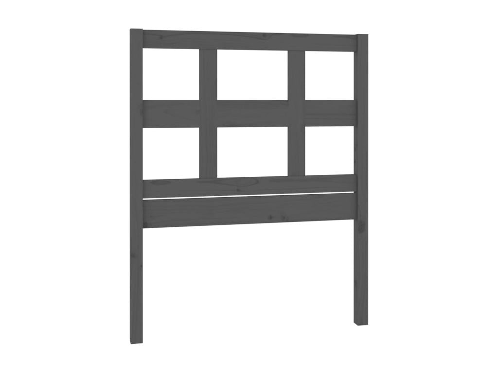 Tête de lit Gris 80.5x4x100 Bois massif de pin RPLD20484