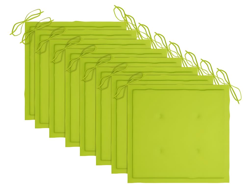 Chaises à manger d'extérieur lot de 8 et coussins Chezlova massif CFCY19026