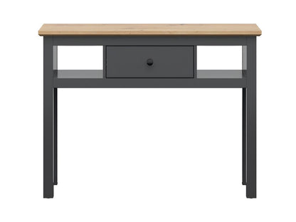 Console 1 tiroir Chezlova Gris anthracite et Bois JJUY17726