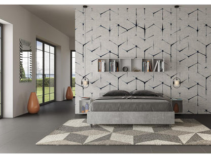 Lit sans sommier 160x200 gris béton Chezlova RWUV21472